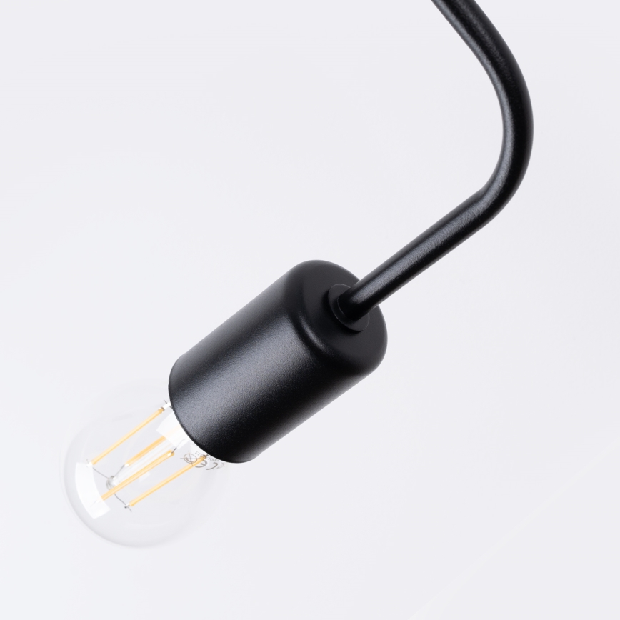 Lámpara de techo VECTOR 6xE27/15W/230V negro