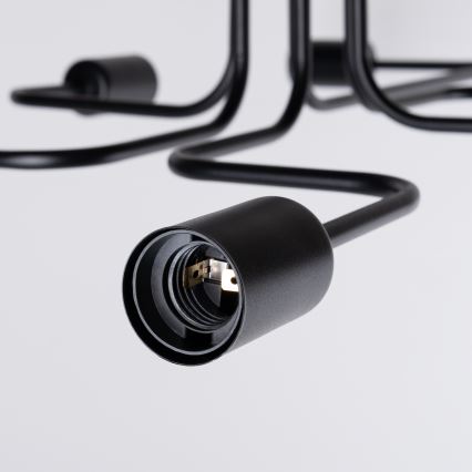 Lámpara de techo VECTOR 6xE27/15W/230V negro