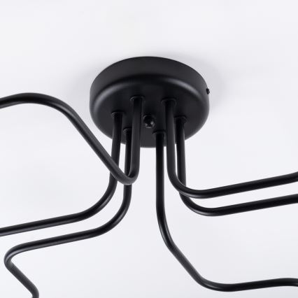 Lámpara de techo VECTOR 6xE27/15W/230V negro