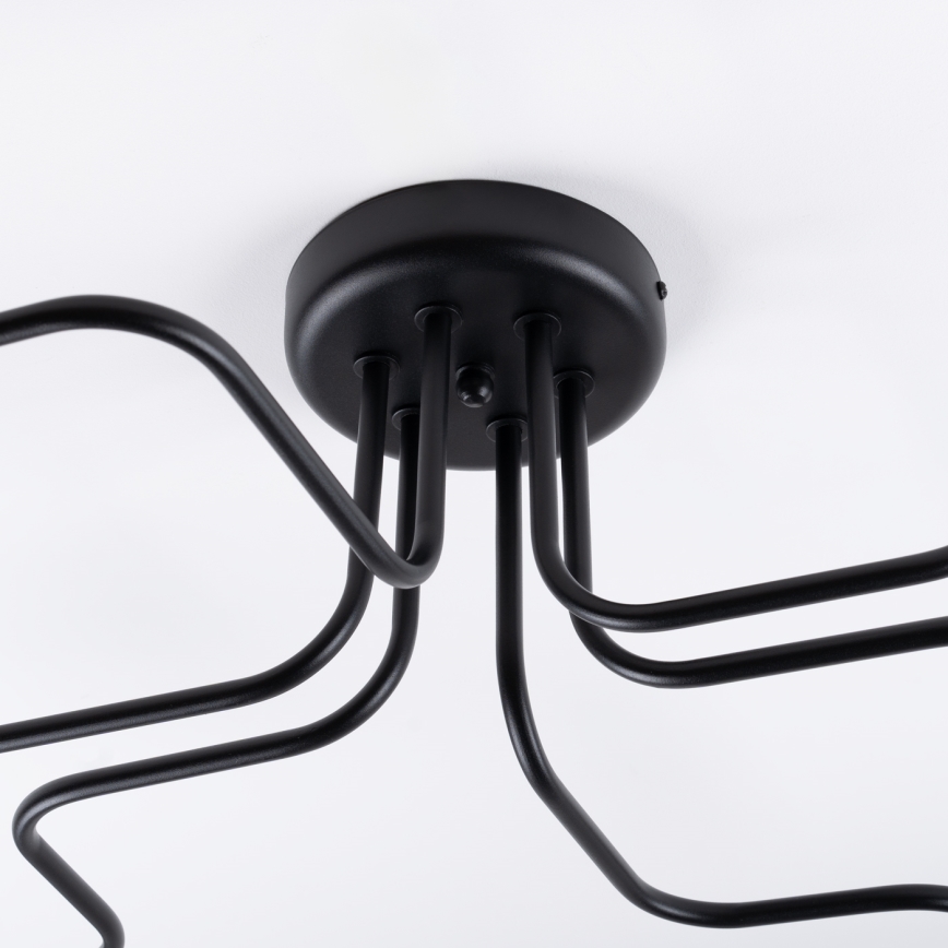 Lámpara de techo VECTOR 6xE27/15W/230V negro