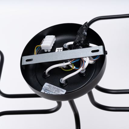 Lámpara de techo VECTOR 6xE27/15W/230V negro