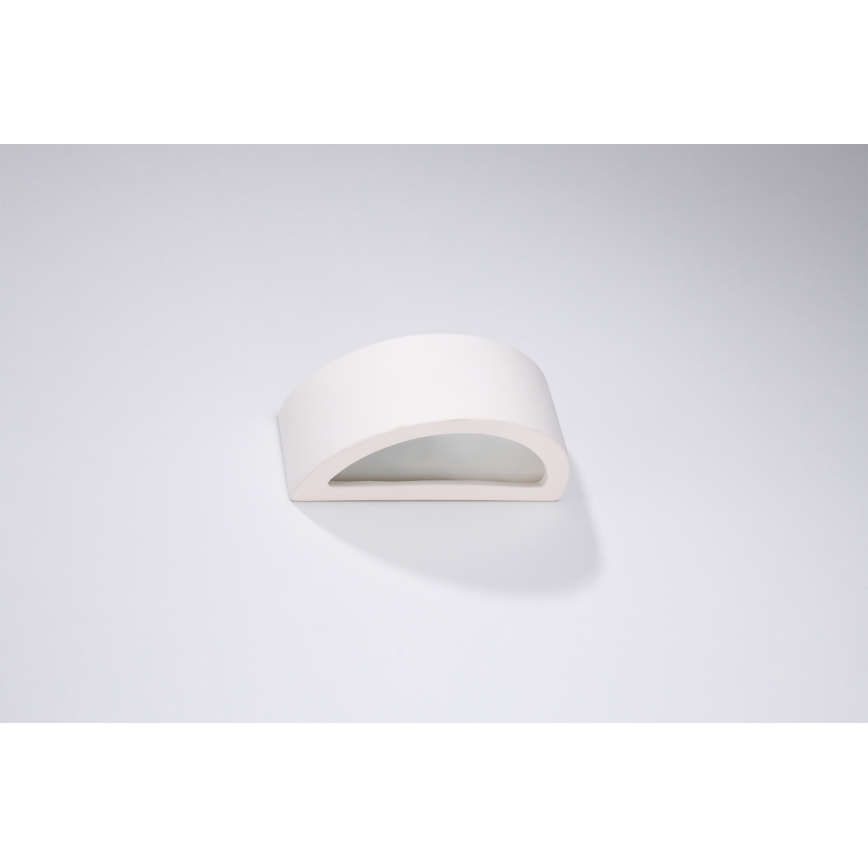 Aplique ATENA 1xE27/15W/230V 30 cm blanco