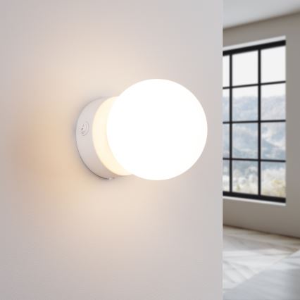 Aplique YOLI 1xG9/8W/230V blanco