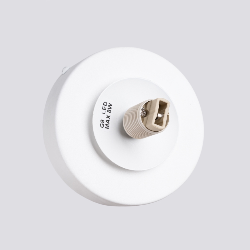 Aplique YOLI 1xG9/8W/230V blanco