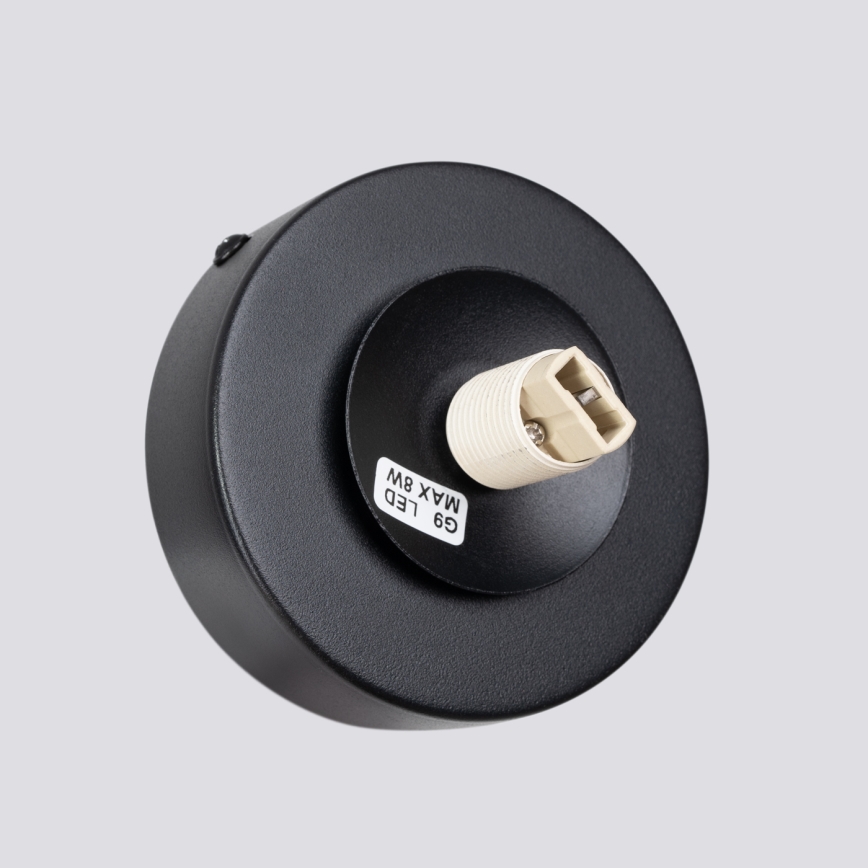 Aplique YOLI 1xG9/8W/230V negro