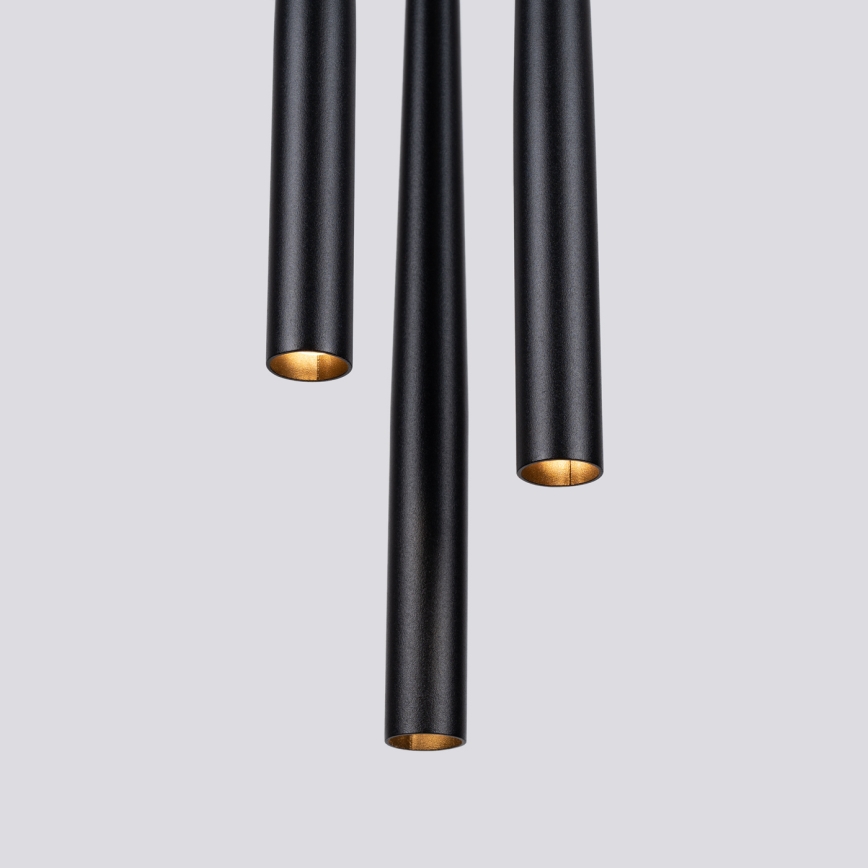 Lámpara colgante BLISS 3xG9/8W/230V negro
