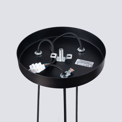 Lámpara colgante BLISS 3xG9/8W/230V negro