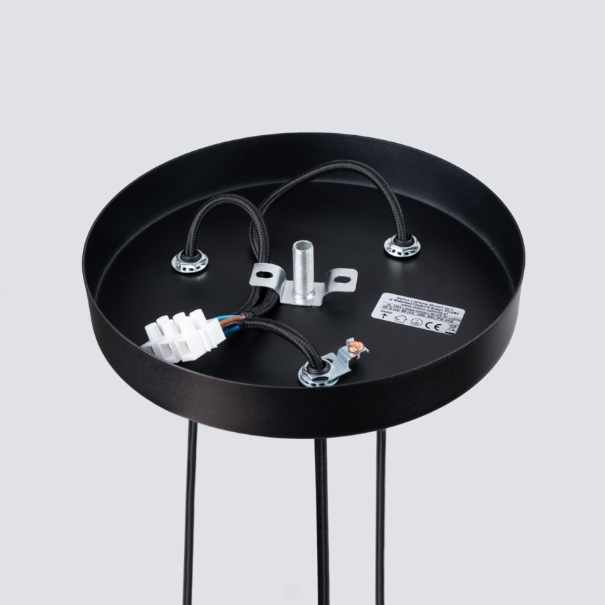 Lámpara colgante BLISS 3xG9/8W/230V negro