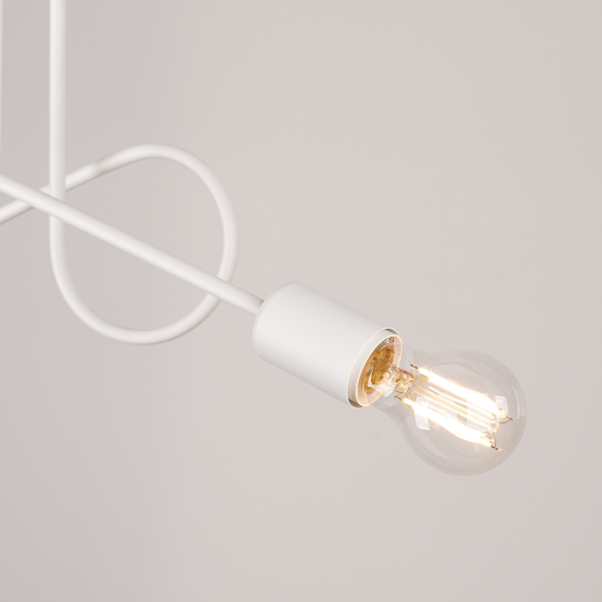 Lámpara de techo LOOP 2xE27/15W/230V blanco