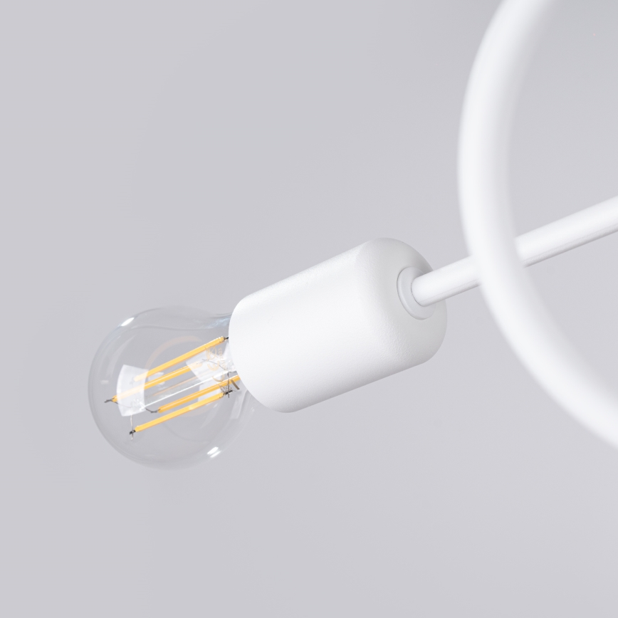 Lámpara de techo LOOP 2xE27/15W/230V blanco