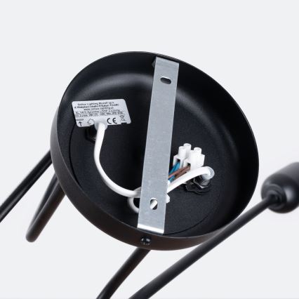 Lámpara de techo LOOP 2xE27/15W/230V negro