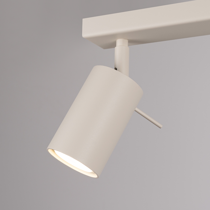 Foco RING 4xGU10/10W/230V color crema
