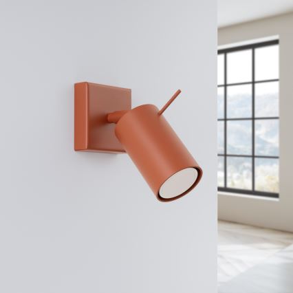 Foco de pared RING 1xGU10/10W/230V rojo