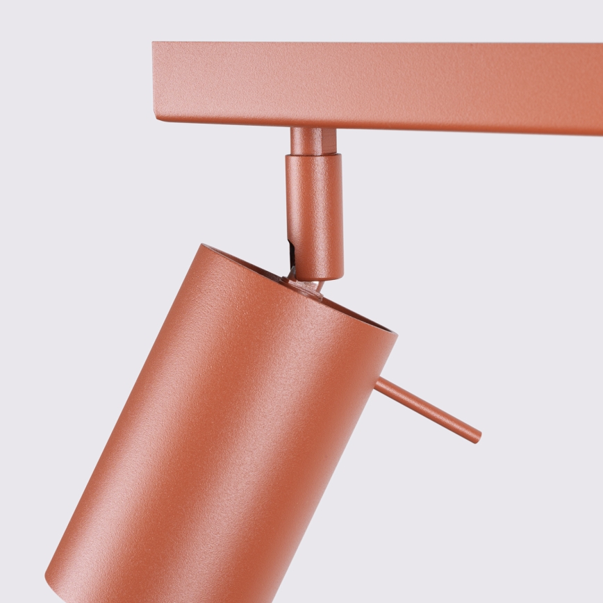 Foco RING 6xGU10/10W/230V rojo