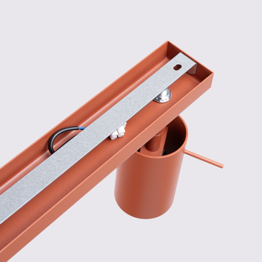 Foco RING 6xGU10/10W/230V rojo