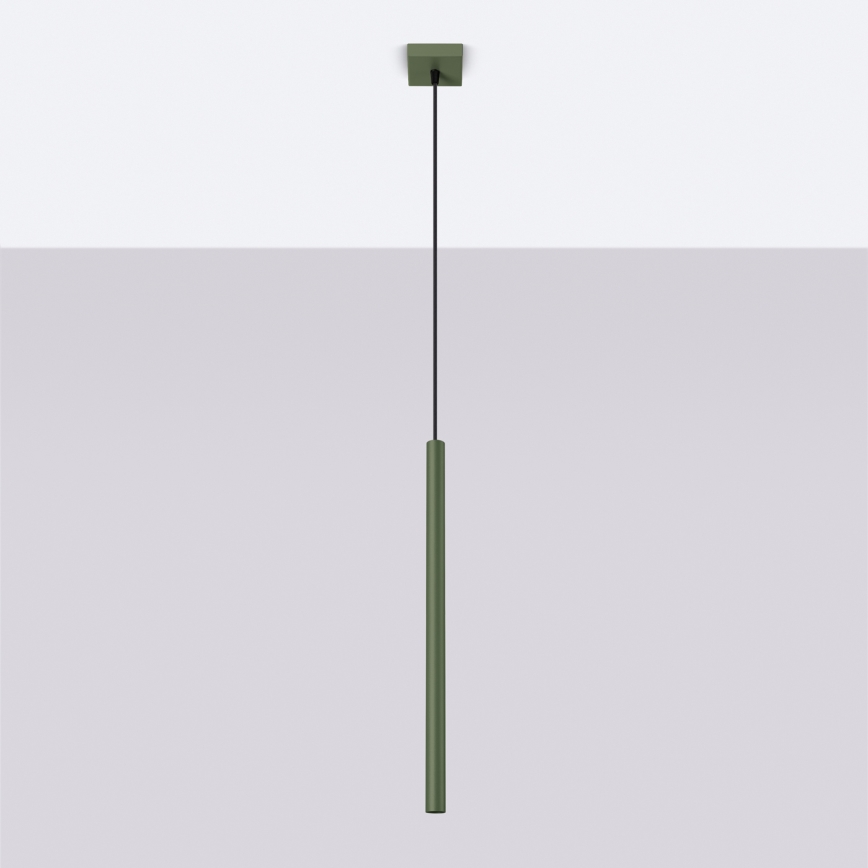 Lámpara colgante PASTELO 1xG9/8W/230V verde