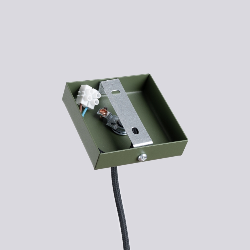 Lámpara colgante PASTELO 1xG9/8W/230V verde