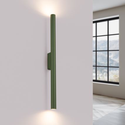 Aplique PASTELO 2xG9/8W/230V verde
