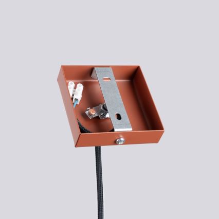 Lámpara colgante PASTELO 1xG9/8W/230V rojo