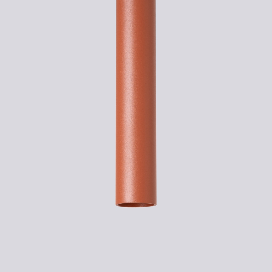 Lámpara colgante PASTELO 5xG9/8W/230V rojo
