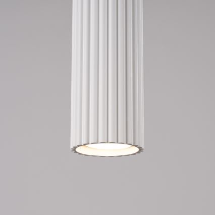 Lámpara colgante KARBON 1xGU10/10W/230V blanco