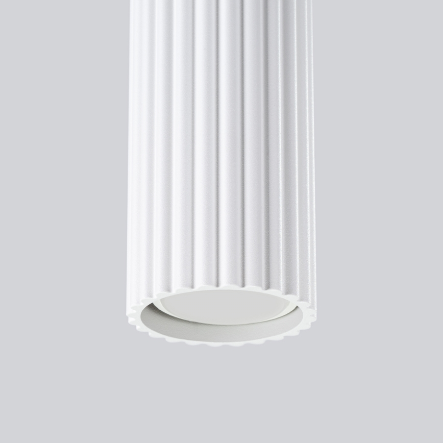 Lámpara colgante KARBON 1xGU10/10W/230V blanco