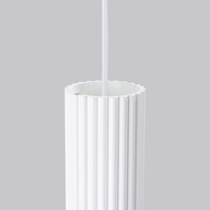 Lámpara colgante KARBON 1xGU10/10W/230V blanco