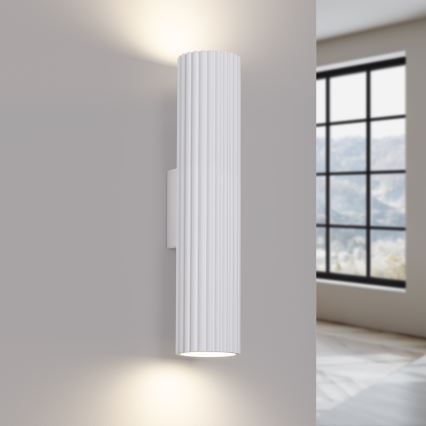 Aplique KARBON 2xGU10/10W/230V blanco