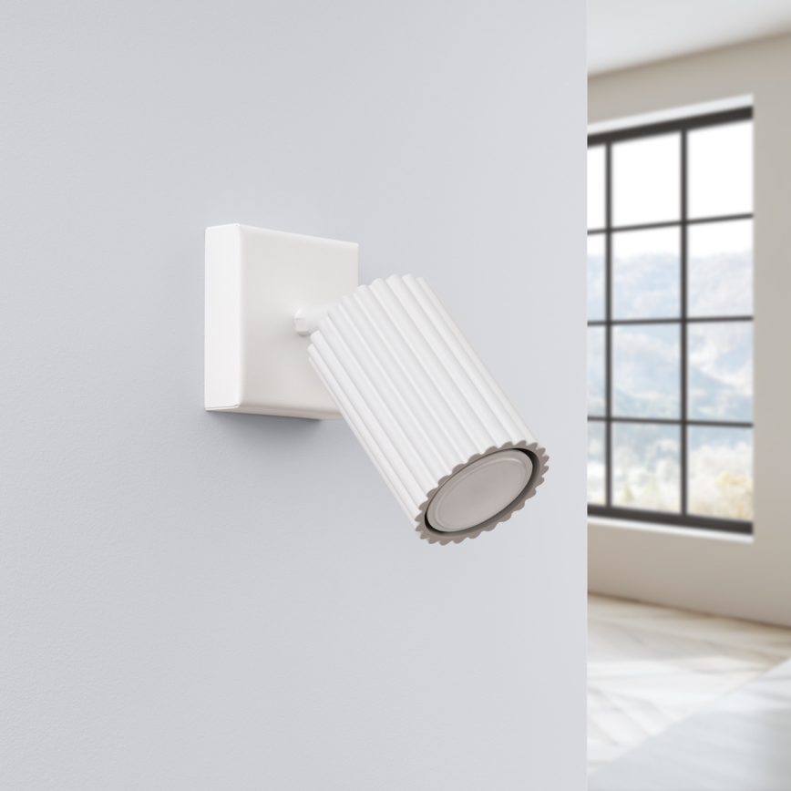Foco de pared KARBON 1xGU10/10W/230V blanco