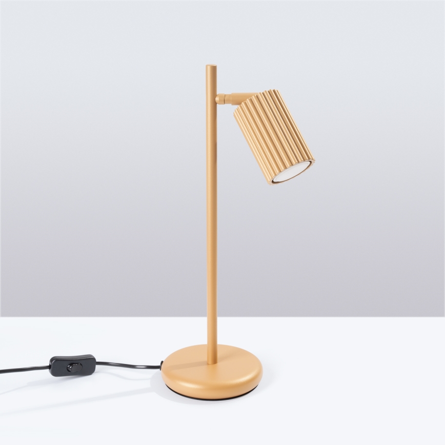Lámpara de mesa KARBON 1xGU10/10W/230V dorado