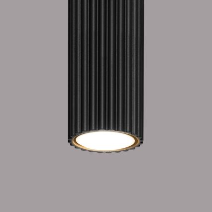 Foco KARBON 1xGU10/10W/230V 10 cm negro