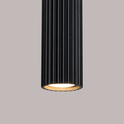 Lámpara colgante KARBON 1xGU10/10W/230V negro