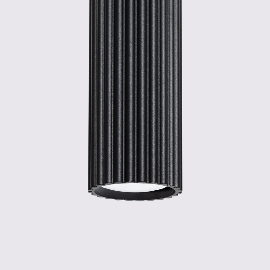 Lámpara colgante KARBON 1xGU10/10W/230V negro