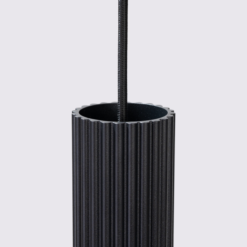 Lámpara colgante KARBON 1xGU10/10W/230V negro