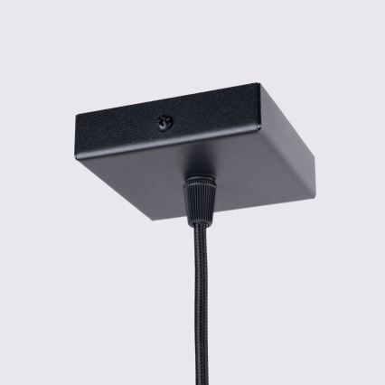 Lámpara colgante KARBON 1xGU10/10W/230V negro
