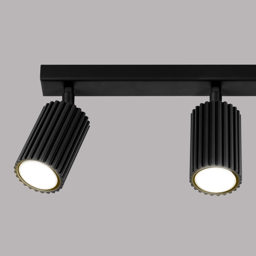 Foco KARBON 3xGU10/10W/230V negro