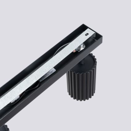 Foco KARBON 3xGU10/10W/230V negro