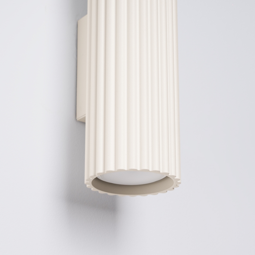 Aplique KARBON 2xGU10/10W/230V color crema
