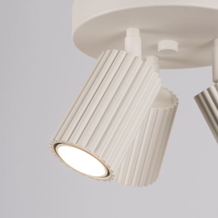 Foco KARBON 3xGU10/10W/230V color crema