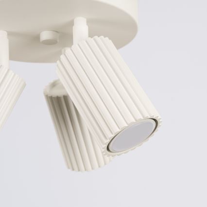 Foco KARBON 3xGU10/10W/230V color crema