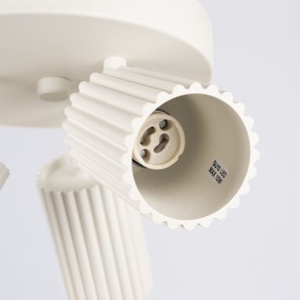 Foco KARBON 3xGU10/10W/230V color crema