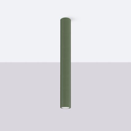 Foco KARBON 1xGU10/10W/230V 60 cm Verde