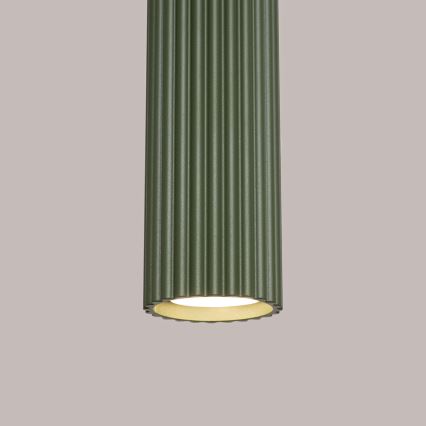 Lámpara colgante KARBON 1xGU10/10W/230V Verde