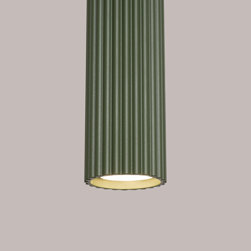 Lámpara colgante KARBON 1xGU10/10W/230V Verde