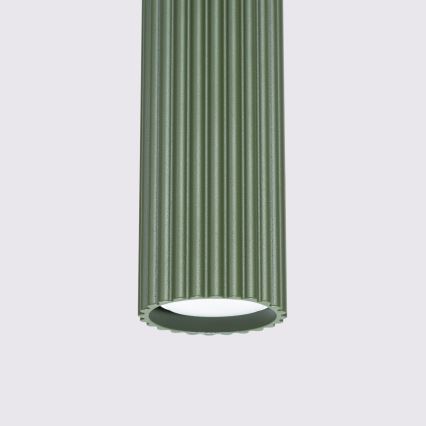 Lámpara colgante KARBON 1xGU10/10W/230V Verde