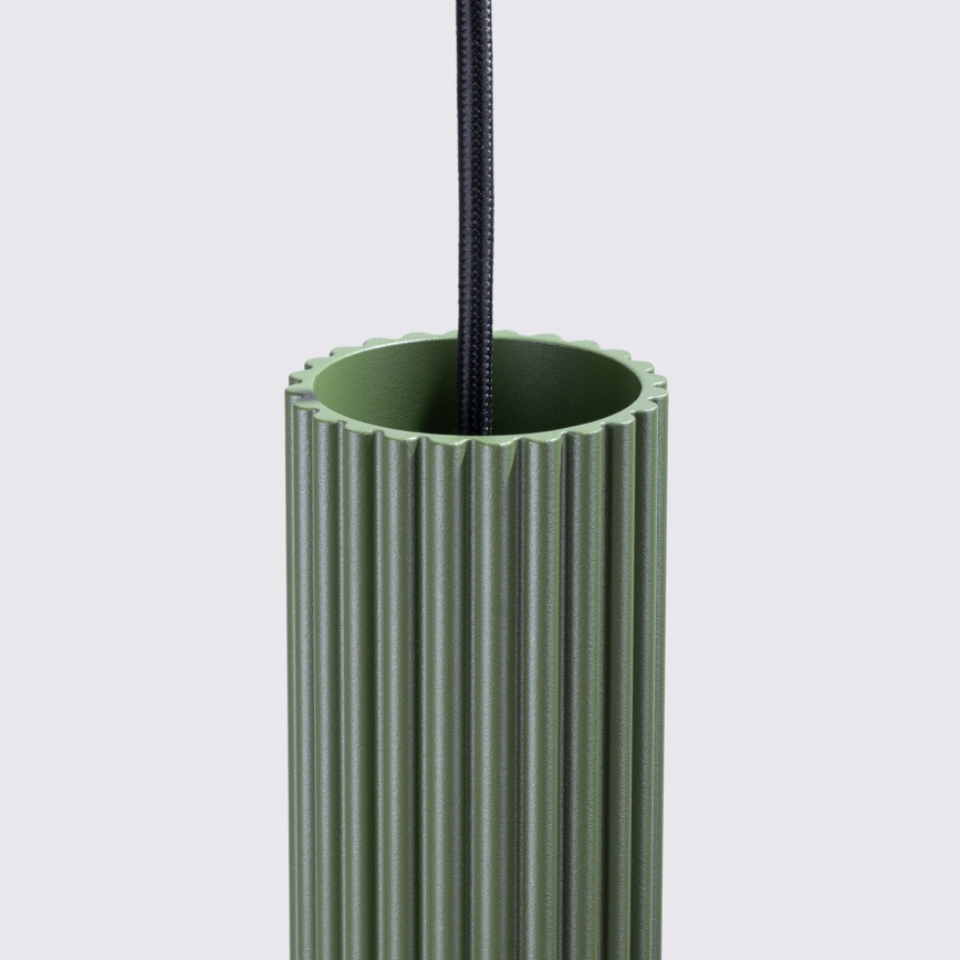 Lámpara colgante KARBON 1xGU10/10W/230V Verde