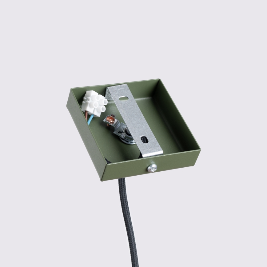 Lámpara colgante KARBON 1xGU10/10W/230V Verde