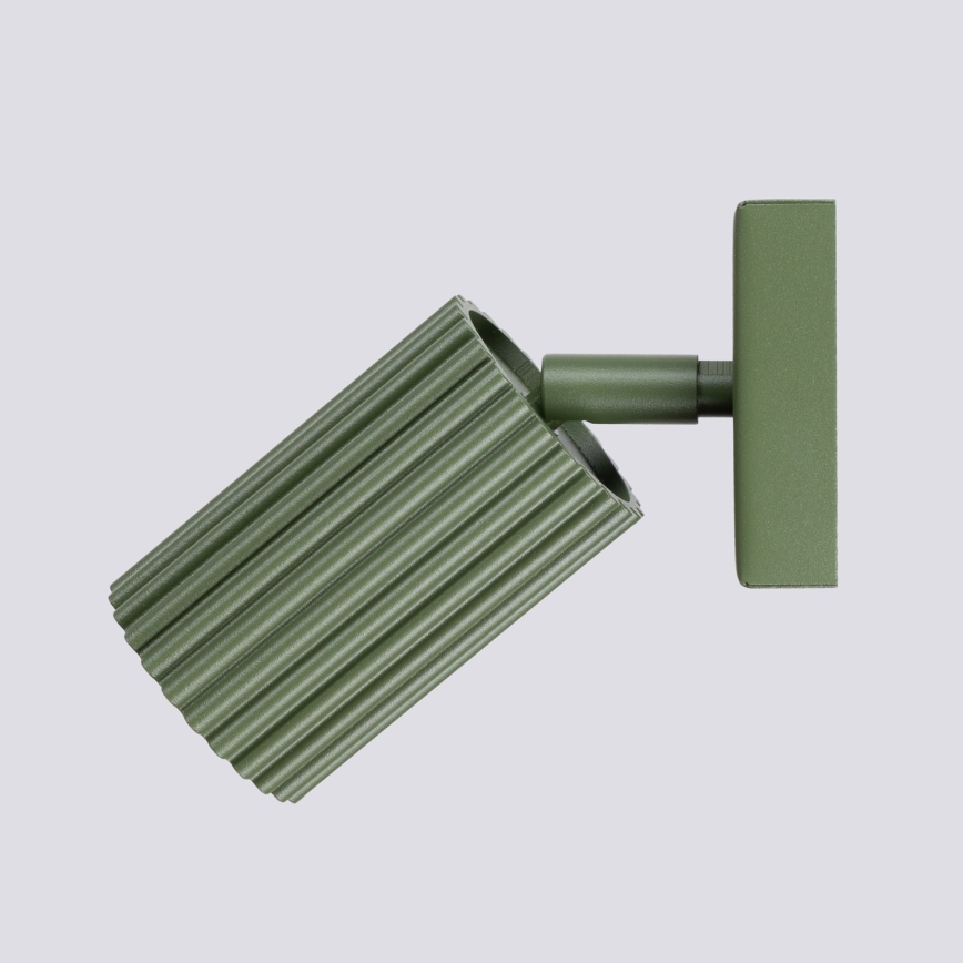 Foco de pared KARBON 1xGU10/10W/230V verde