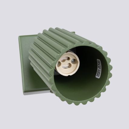 Foco de pared KARBON 1xGU10/10W/230V verde