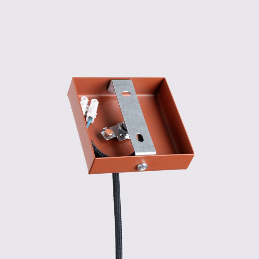 Lámpara colgante KARBON 1xGU10/10W/230V rojo